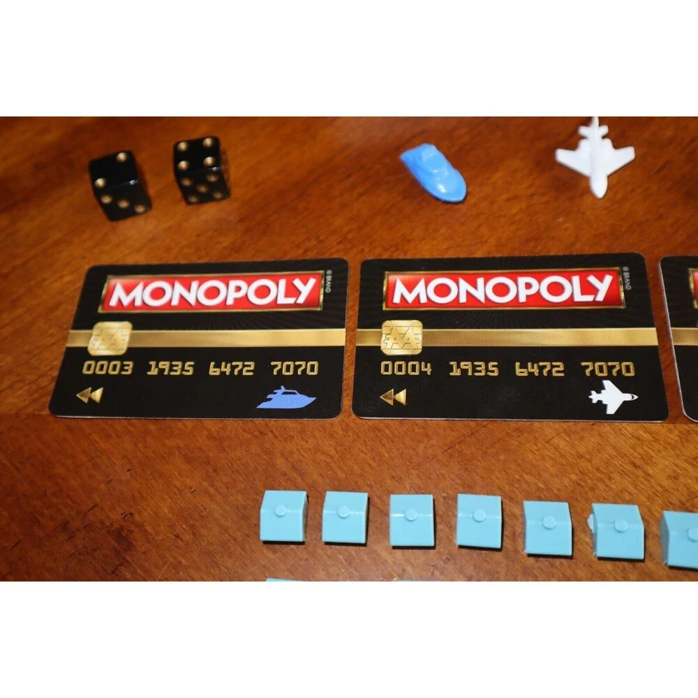2015 Monopoly Ultimate Banking Replacement Electronic Unit Credit Cards Tokens